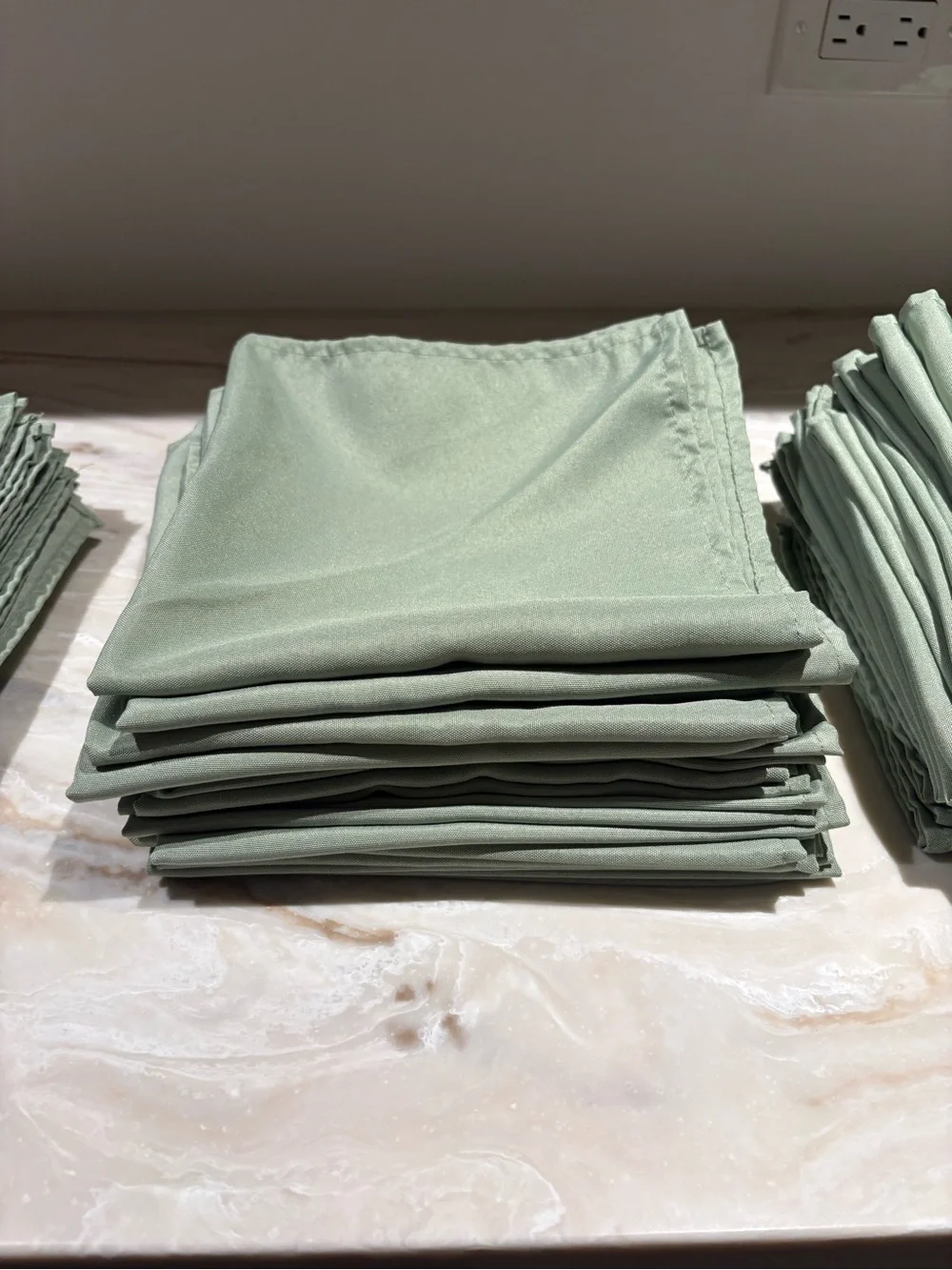 Sage Green Wedding Dinner Napkins - 115